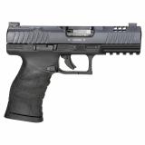 WMP, Semi-automatic, Striker Fired, Polymer Frame Pistol, 22 Winchester Magnum, 4.5" Barrel, Matte Finish, Black, 3 Dot Adjustable Sights, Optics Ready, 10 Rounds, 2 Magazines, Includes 3 Optic Plates 5220302