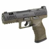 WMP, Semi-automatic, Double Action, Polymer Frame Pistol, 22 Winchester Magnum, 4.5" Barrel, Matte Finish, Military Green, 3 Dot Adjustable Sights, Optics Ready, 15 Rounds, 2 Magazines, Includes 3 Optic Plates 5220307