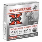 Super-X .410 Gauge 2.5 Inch 1830 FPS .2 Ounce Rifled Slug Hollow Point Slug