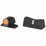 DXT2 Big Dot Tritium Front, White Stripe Express Rear, Fits Sig Sauer Models: P225, P226, P229, P320, Springfield XD, XDm, XDs, Green with Orange Outline SI-0013S-5N