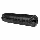 Bad Larry, Suppressor, 338 Caliber, 1.375x24 Mounting Hub, 17-4PH Stainless Steel Construction, Cerakote Finish, Black, Includes 5/8x24 Direct Thread Adapter YHM-2338-24