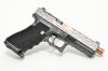 Zev Custom Hex Glock 17 |9mm Zev Bronze Threaded Barrel, Zev Pro Magwell, Hex Ti Gray Slide w/ RMR Mount, ZEV Fulcrum Ultimate Trigger, ZEV Extended Mag Release, Two 17 Round Magazines