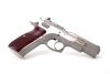 CZ 75B Stainless |9mm Luger 4.7 Inch Barrel Night Sights Matte Stainless Steel Cocobolo Grips Two 16 Round Mags