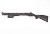 Standard Model Shotgun | 12Ga, 18" Barrel, Cylinder Bore, 3" Chamber, Adjustable Sights, 6+1. Black Armor Tuff Finish, 44" Shotgun Case