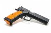 CZ 75 Tactical Sport Orange | 40S&W Single Action Only Adjustable Sights Thin Aluminum Grips 16 Round Magazines