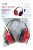 QM 24+ Earmuff Multiple Position Earmuff Red/Black