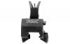 Front M4 Folding Gas Block Mounted BattleSight Black