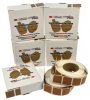 CED/DAA Waterproof Target Pasters 7/8" Brown 1000 Per Roll