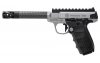Performance Center Victory Target |22LR, 6" Target Carbon Fiber Barrel with Muzzle Brake, Semi-Automatic, Stainless Steel, Glass Bead Finish, Optics Ready, Tandemkross "hiveGrips" with Target Thumbrest Grip, 10 Rounds, 2 Magazines, Thumb Safety 12080